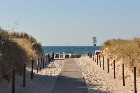 Strandaufgang in Rostock Warnemünde Ostsee