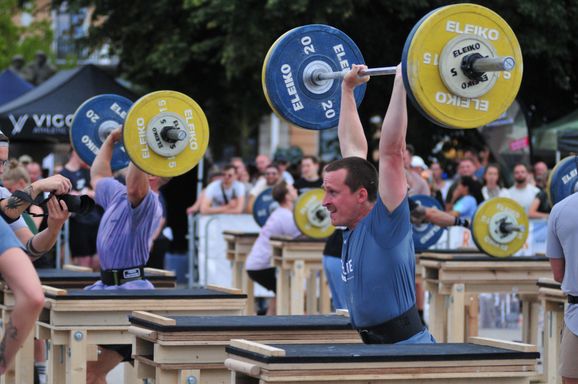 Battle the beach 2024 crossfit turnier langhantel